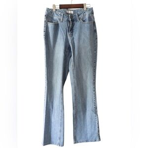 Coldwater Creek Classic Blue Jeans Mid rise Boot cut Size 8 Cotton Denim